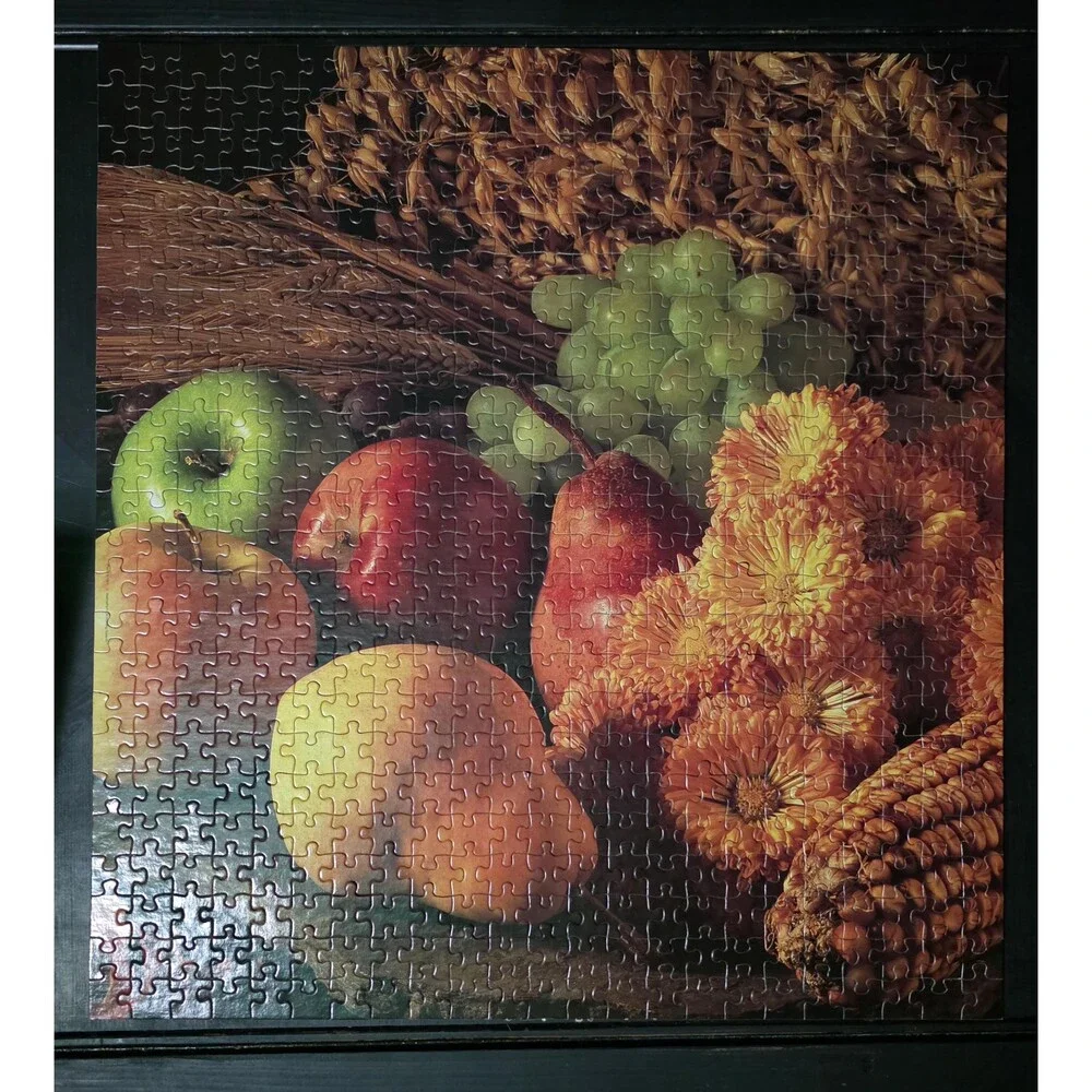 Vintage Kodacolor 550 Piece Jigsaw Puzzle Fruits of Autumn, Complete Premium
